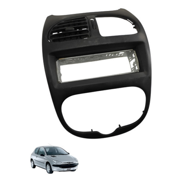 Moldura Painel Central Difusor Peugeot 206 2006 2007