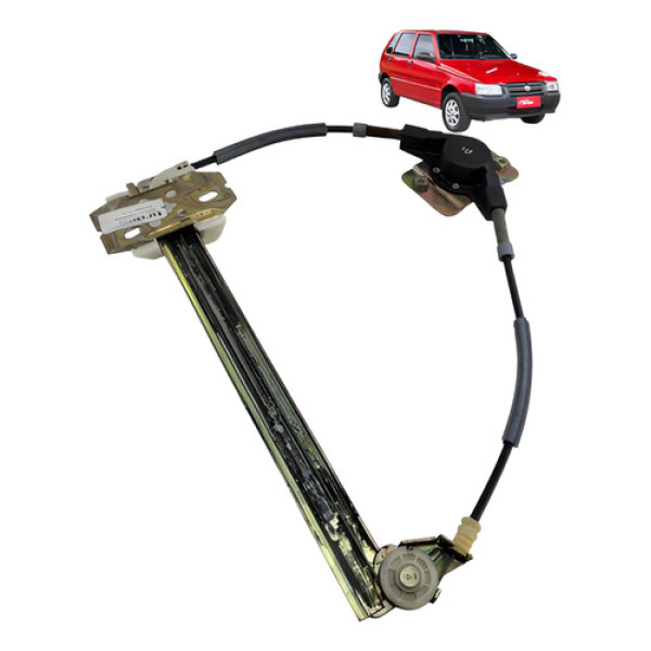 Maquina Vidro Traseiro Manual Fiat Uno Fire 2005 2008