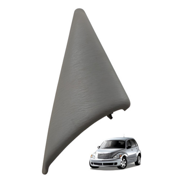 Moldura Retrovisor Dianteiro Direito Pt Cruiser 2008 Bege Bege