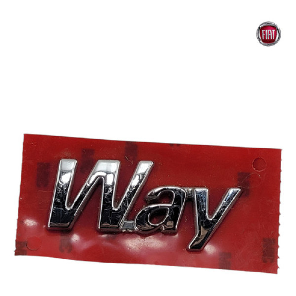 Emblema Letreiro Tampa Traseira Fiat Novo Uno 2010 2021