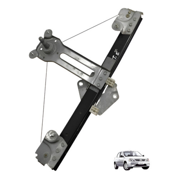 Maquina Vidro Traseira Esquerda Renault Logan 2010 2011