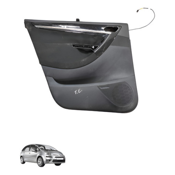 Forro Porta Traseira Esquerda C4 Picasso 2011 2012 Usado Cinza-escuro