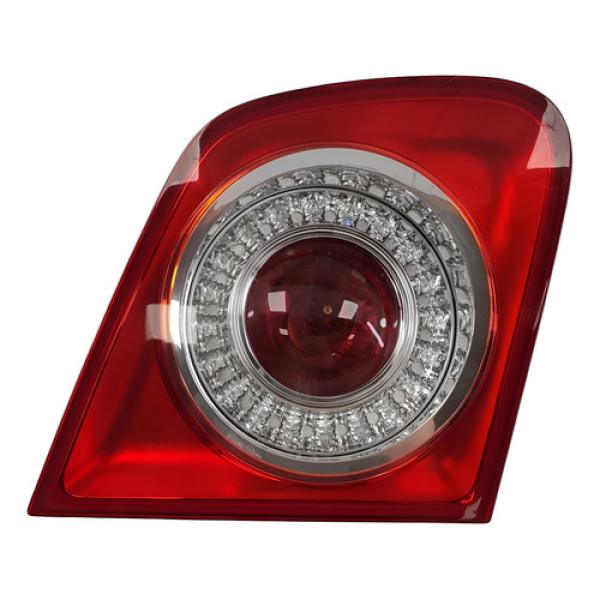 Lanterna Tampa Traseira Volkswagen Jetta Esquerda 2007 2010 Esquerdo/motorista Vermelho