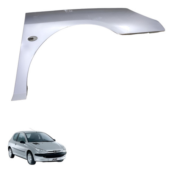 Paralama Dianteiro Direito Peugeot 206  2006 2007