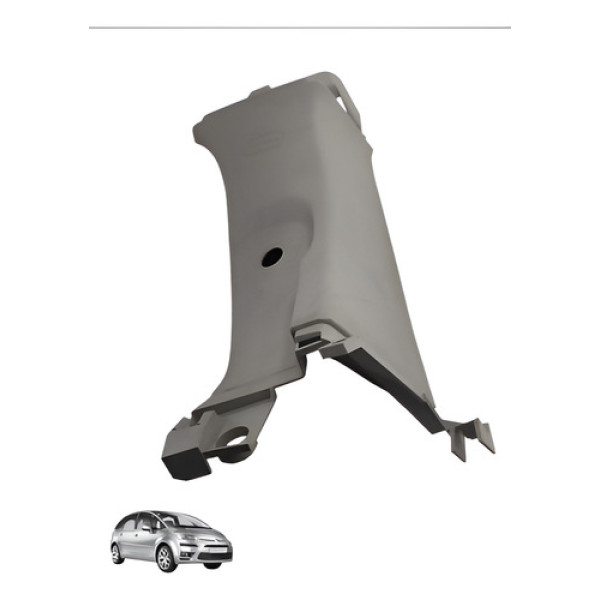 Moldura Coluna Central Direita C4 Picasso 2011 2012 Preto