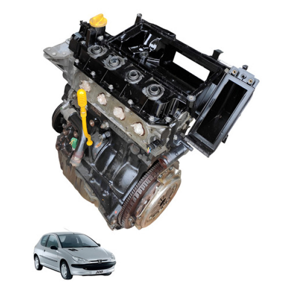 Motor Parcial Com Nota Peugeot 206 16v 1.0 70cv 2006 2007