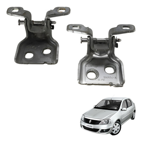 Dobradica Porta Dianteira Direita Renault Logan 2012