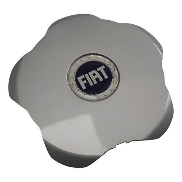 Calota Central Roda Fiat Palio  Palio Weekend 2001 2009 Cinza