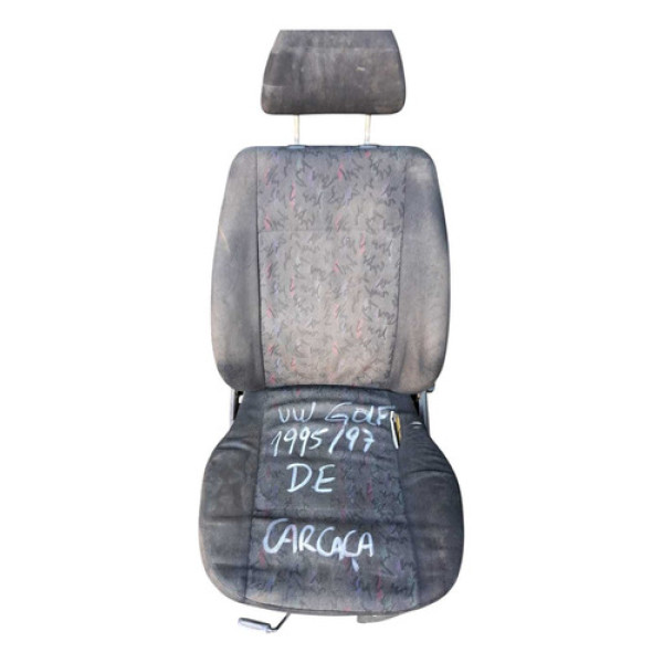 Banco Dianteiro Esquerdo Carcaca Volkswagen Golf 1995 1997 Cinza