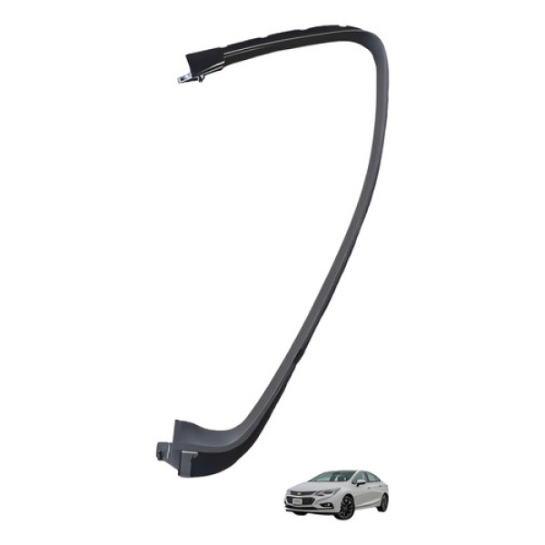Moldura Porta Dianteira Direita Chevrolet Cruze 2017 Usado