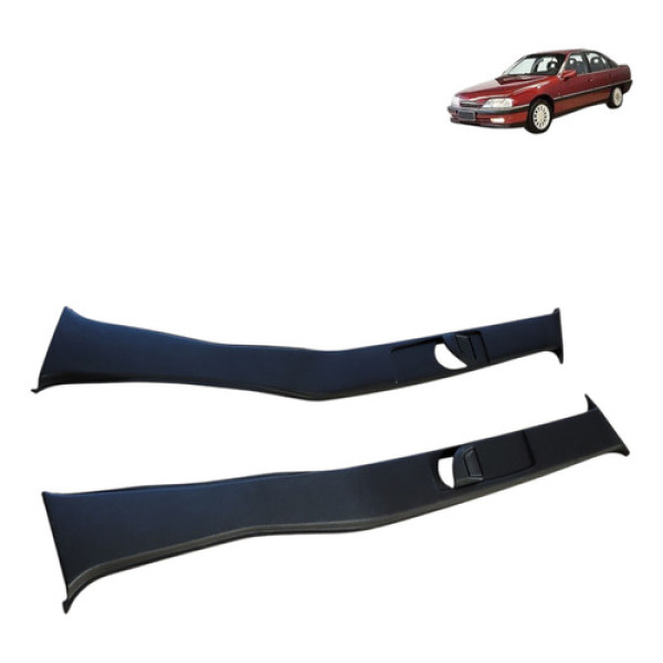 Par Acabamento Coluna Central  Omega Suprema 1992 1993