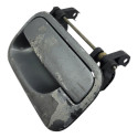 Macaneta Externa Porta Traseira Esquerda Vectra 1997 2005 Preto Traseira
