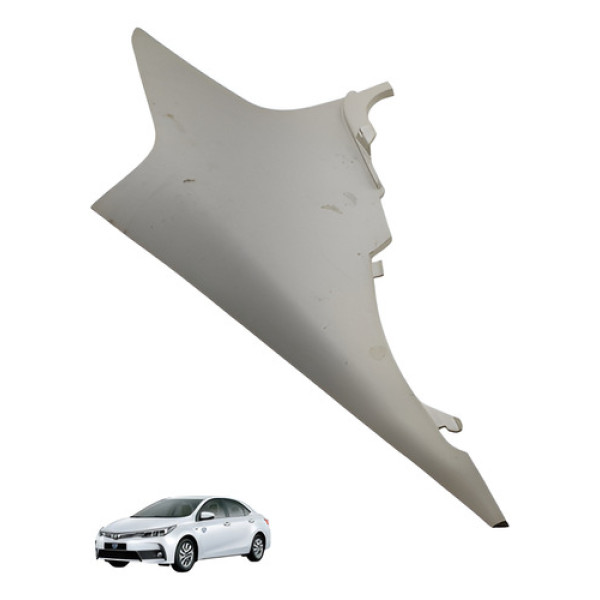 Acabamento Coluna Traseira Esquerda Corolla 2020 2023 Branco