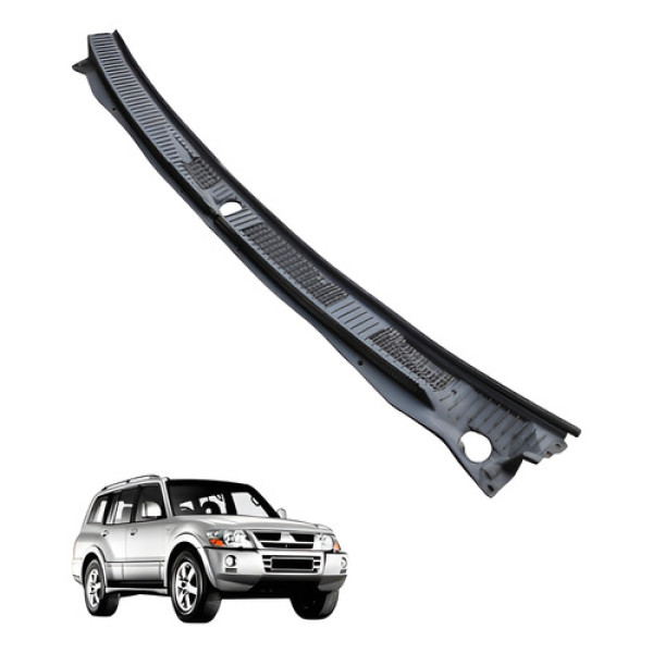 Moldura Parabrisa Churrasqueira Mitsubishi Pajero 2003 Fosco