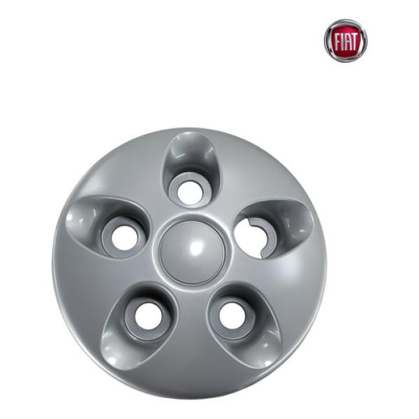 Calota Calotinha Miolo Roda Aro 16 Fiat Ducato 2007 2016 Prateado