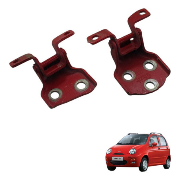 Par Dobradica Porta Dianteira Direita Chery Qq 2010