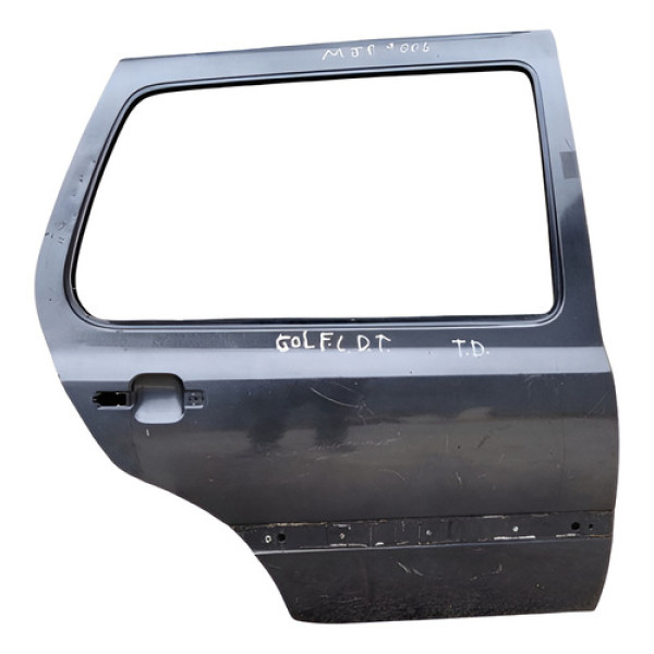 Porta Dobradica Traseira Direita Volkswagen Golf 1995 1999 Traseira Direita Preto