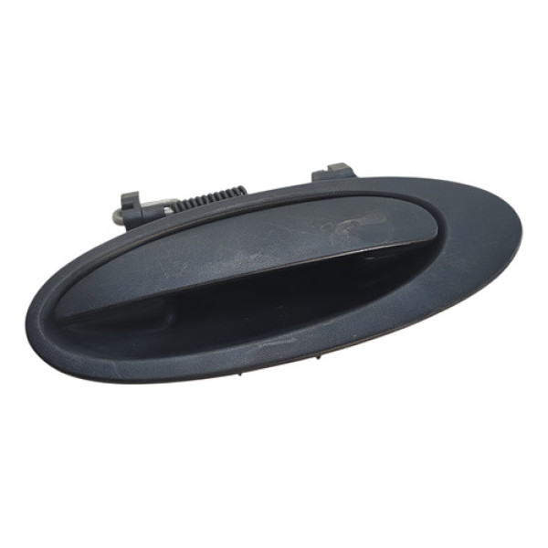 Macaneta Externa Porta Traseira Esquerda Laguna 1994 2000 Preto Dianteira