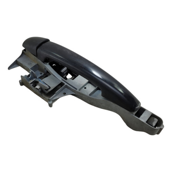 Macaneta Externa Traseira Esquerda C4  2007 2010 Preto