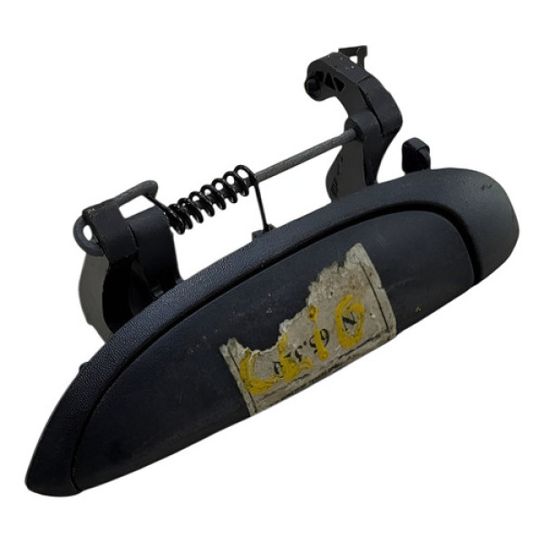 Macaneta Porta Dianteira Esquerda Renault Clio 2005 2014 Preto Dianteira