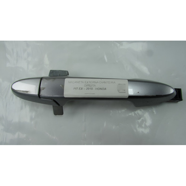 Maçaneta Externa Honda Fit 2015 Original Diant. D. Chumbo Prateado