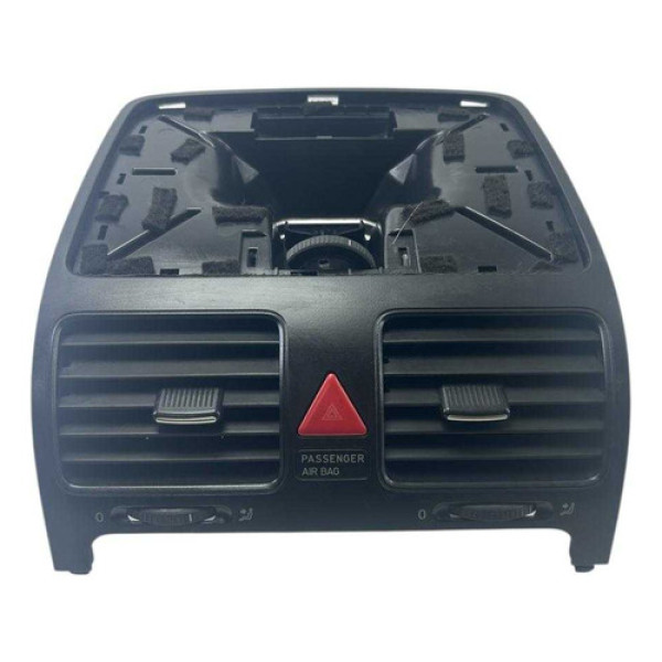 Capa Painel Difusor Ar Central Volkswagen Jetta 2007 2011 Preto Listras