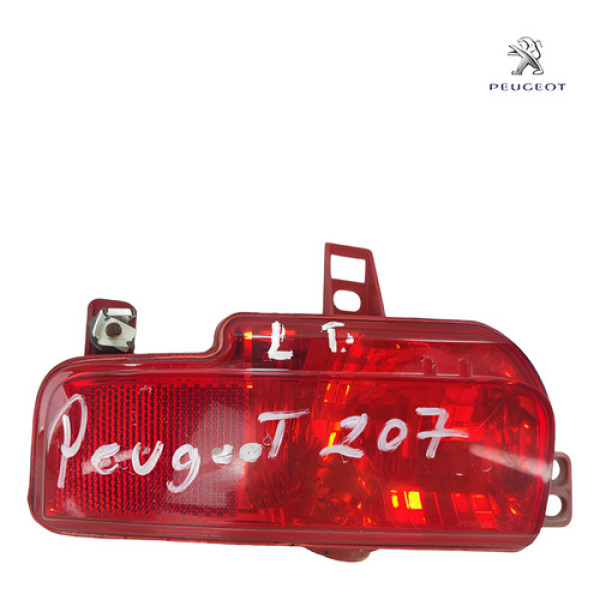Lanterna Iluminacao Traseira Esquerda Peugeot 207 2008 2015 Esquerdo Vermelho