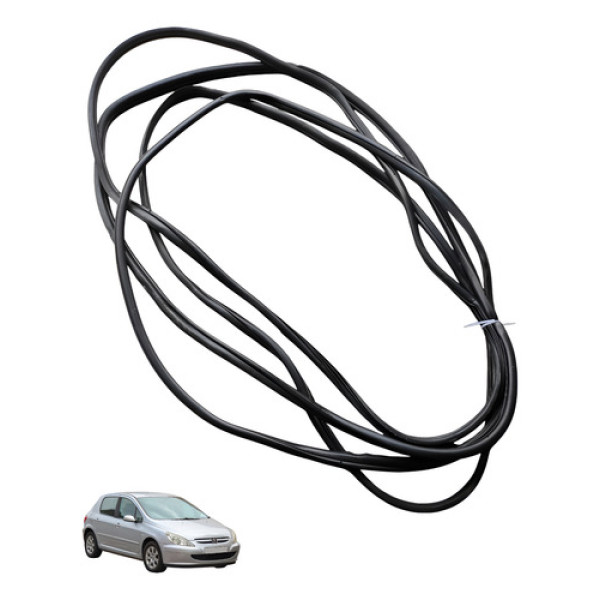 Kit 4 Borracha Vedacao Portas Peugeot 307 2005 2006