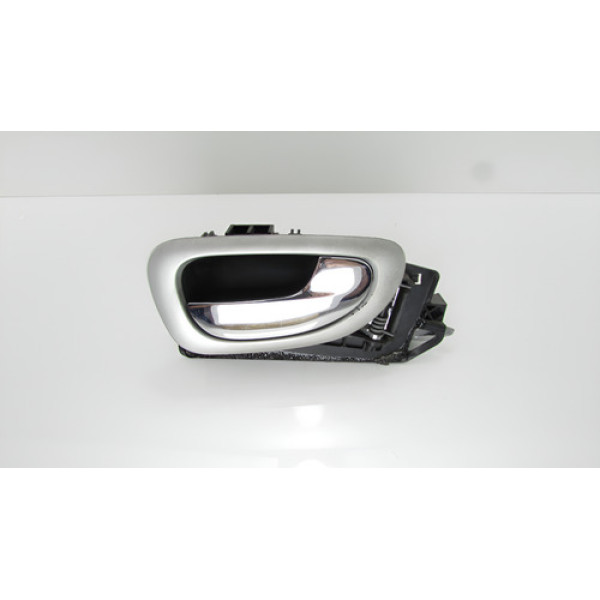 Maçaneta Interna Dian Di + Moldura 307 Presence 2008 Peugeot Prateado Dianteira