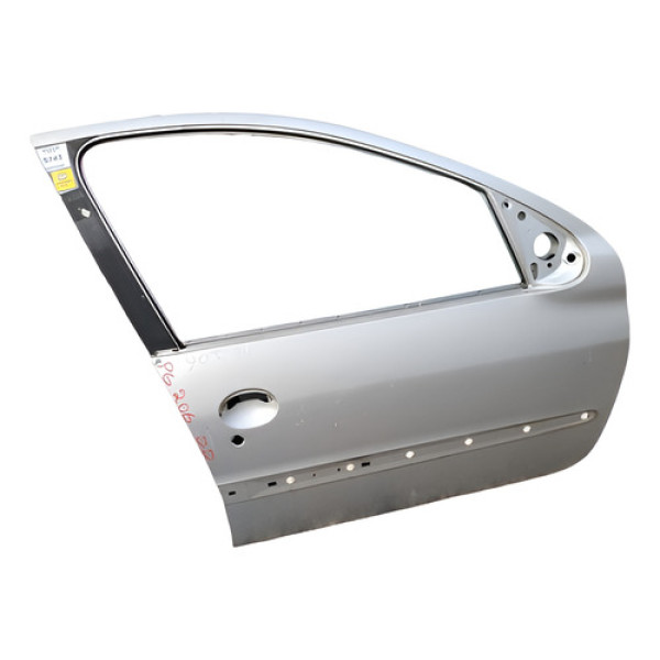 Porta Dinteira Direita Peugeout 206 2008 2010 Dianteira Direita Preto