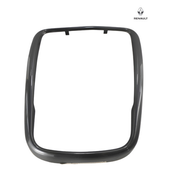 Moldura Acabamento Painel Central Renault Duster 2012 2020 Cinza-escuro