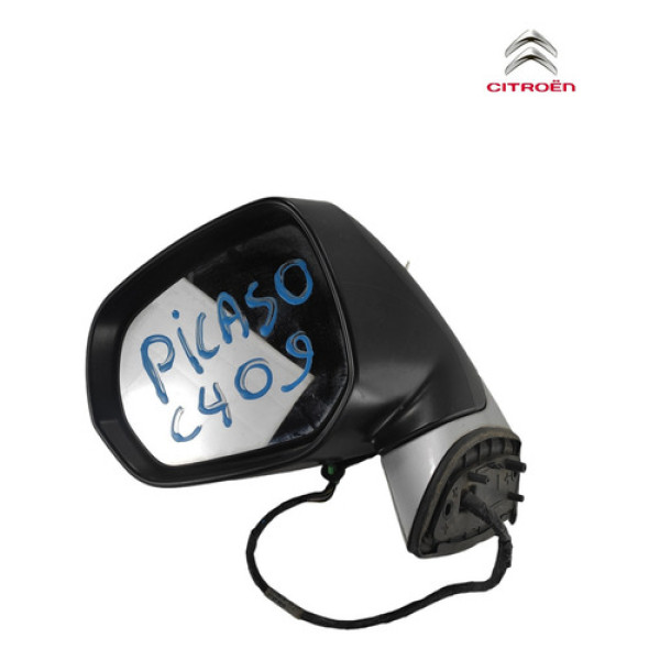 Capa Moldura Retrovisor Esquerdo Citroen C4 Picasso 2009
