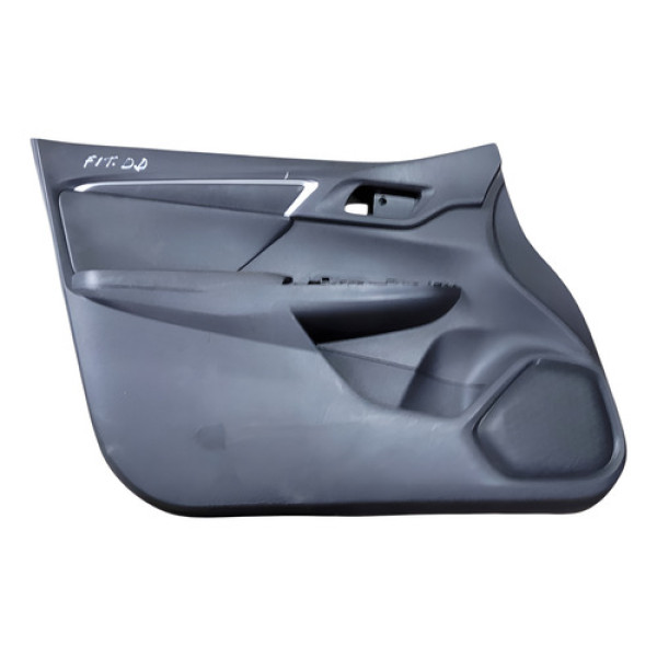 Forro Porta Dianteiro Esquerdo Honda Fit 2016 2021 Preto