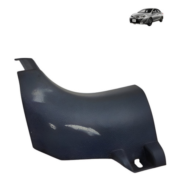 Soleira Moldura Dianteira Esquerda Toyota Yaris 2019 2021 Preto