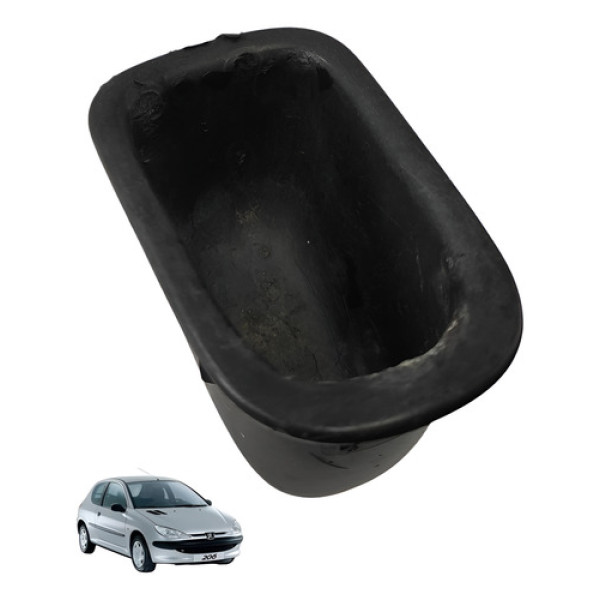 Acabamento Moldura Porta Treco Peugeot 1.0 206 2006 2007 Preto
