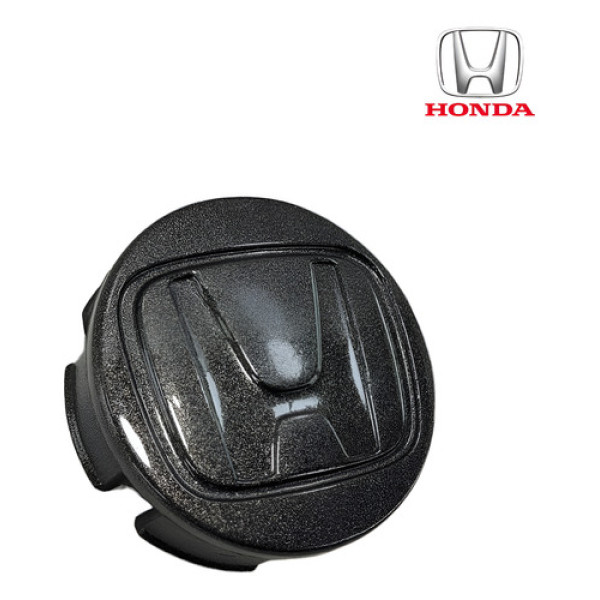 Calota Miolo Central Roda Honda Fit 2015 2017   Cinza-escuro