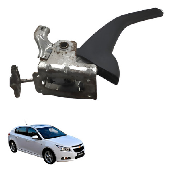 Alavanca Puxador Freio Mao Gm Cruze 1.8 2012 2015 Preto
