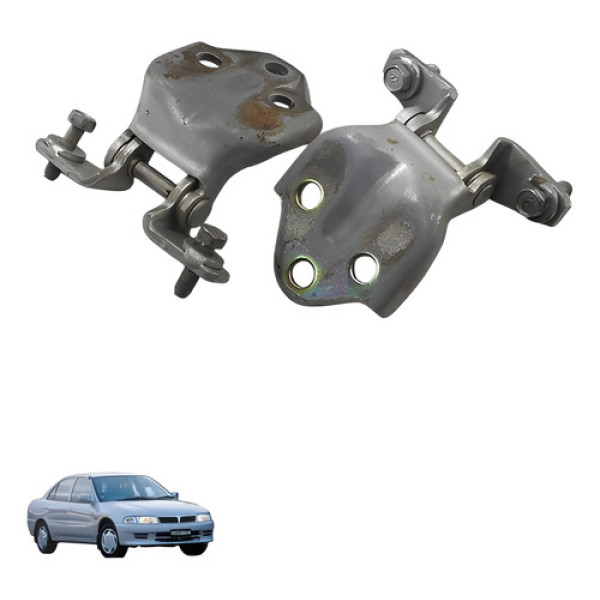 Par Dobradica Porta Dianteira Lancer 1997  2000