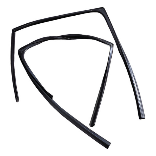 Par Borracha Porta Traseira Ford Fusion 2007 2009 Preto