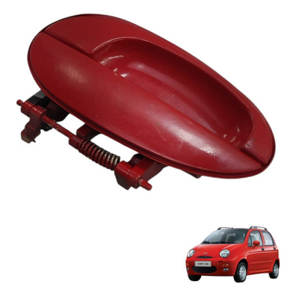 Macaneta Externa Traseira Esquerda Chery Qq 2010 Usado Traseira