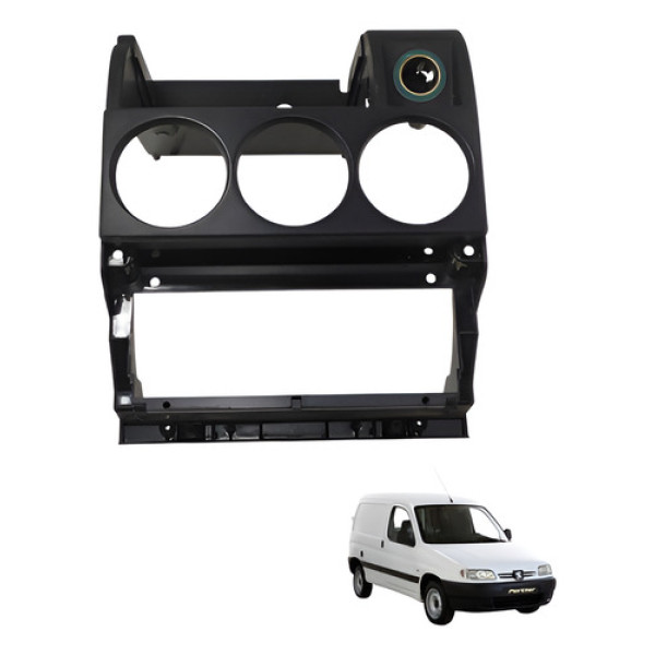 Moldura Comando Painel Central Peugeot Partner 1999