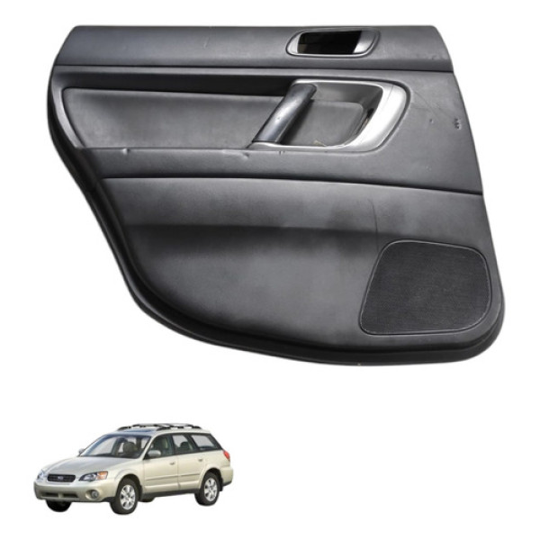 Forro Porta Traseira Esquerda Subaru Outback 2006 Usado Preto