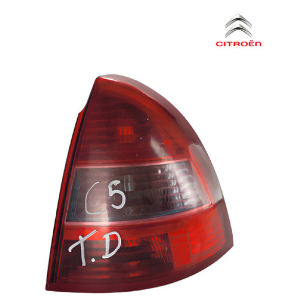 Lanterna  Luz Traseira Direita Citroen C5 2005 2008 Detalhe Direito Vermelho