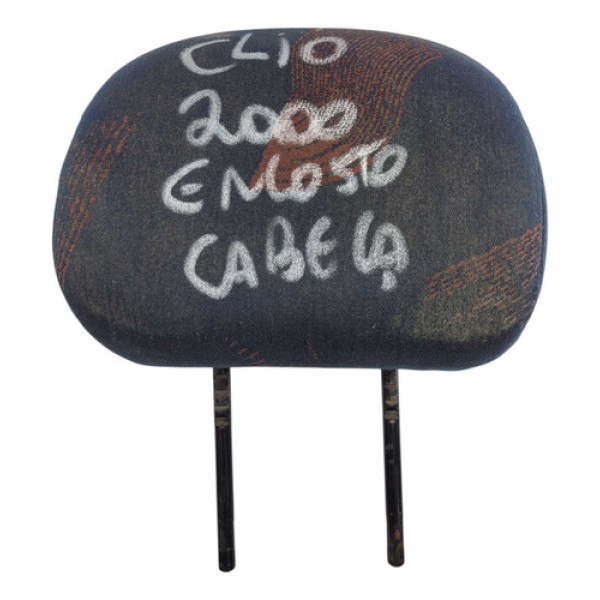 Encosto Cabeca Traseiro Renault Clio 2000 2011 Preto