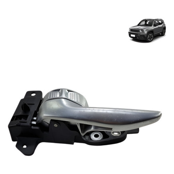 Macaneta Interna Traseira Esquerda Renegade 2015 2020 Preto Traseira