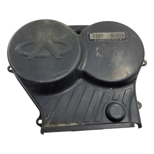 Capa Superior Correia Dentada Chery Cielo 1.6 16v 2010 Preto