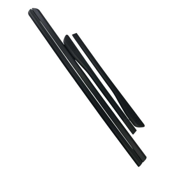 Kit Jogo Friso Das Portas Jeep Compass 2017 2020 Preto