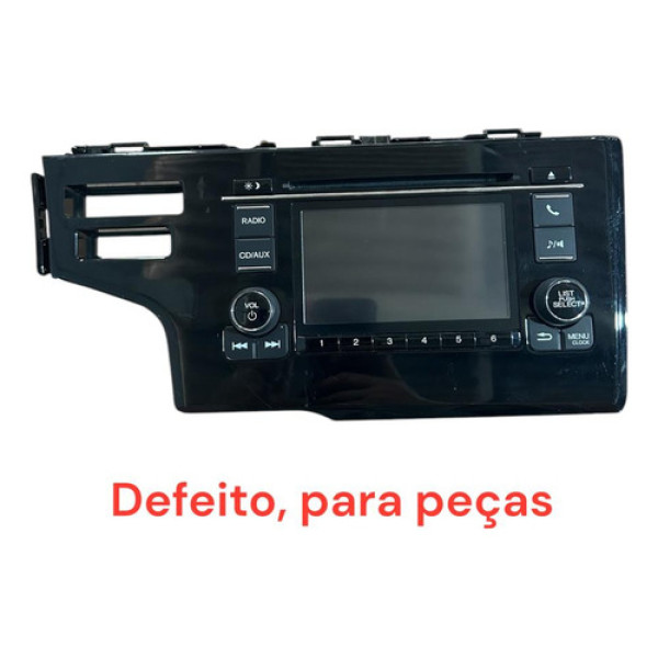 Radio Multimidia Honda Fit 2015 2021 Defeito Para Pecas