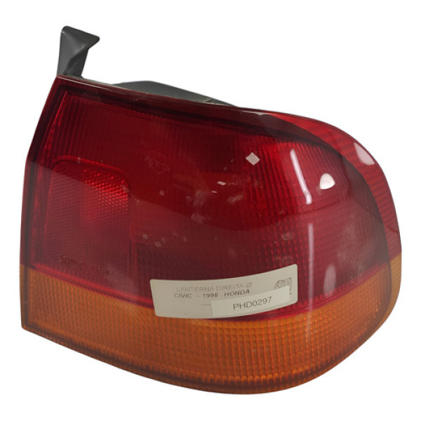 Lanterna Traseira Direita  Honda Civic 1998 2005 Direito/passageiro Vermelho