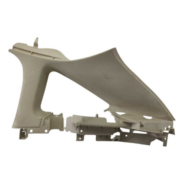 Acabamento Coluna Traseira Direita Citroen C4 Hatch 1.6 2011 Bege